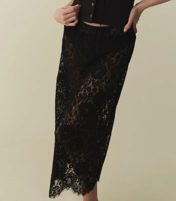 Shop NANDI SKIRT Black DEN Skirts