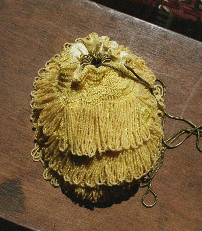 Shop PASCALLE PURSE Lemon Chiffon DEN Bags