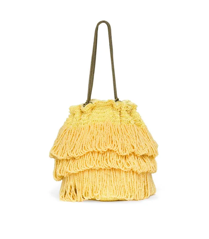 Shop PASCALLE PURSE Lemon Chiffon DEN Bags