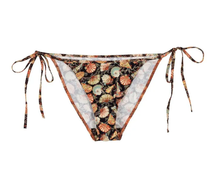 Shop POSITANO BIKINI BOTTOM Noir Tresors De La Mer DEN Swimwear