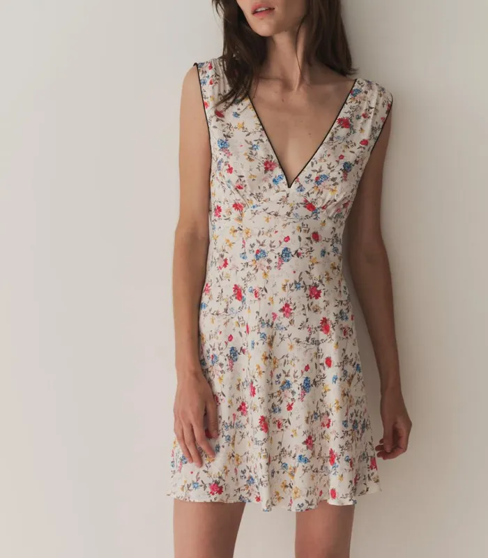 Shop TULA DRESS Blanc Flowering Meadow DEN Dresses
