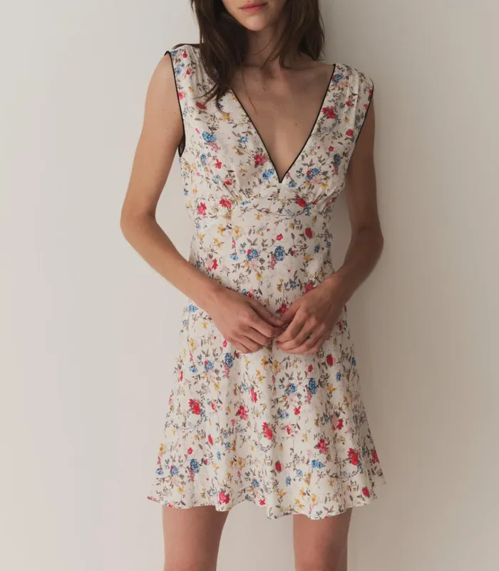 Shop TULA DRESS Blanc Flowering Meadow DEN Dresses