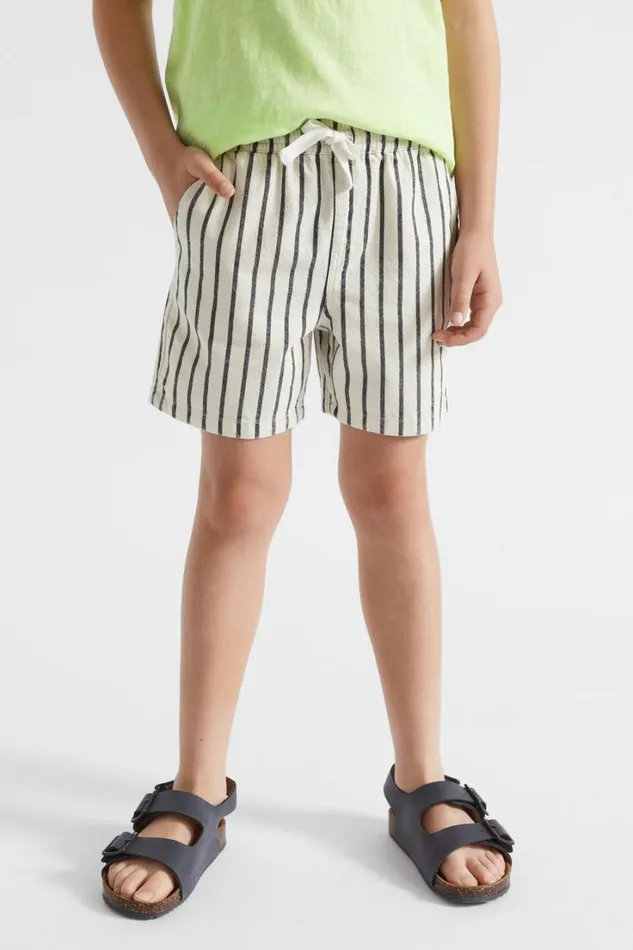 Shorts Boy Seed Heritage Stripe Short Off White