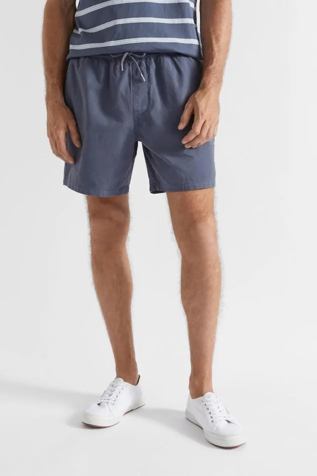 Shorts Man Seed Heritage Pull On Short Steel Blue Shorts Man Seed Heritage Pull On Short Steel Blue