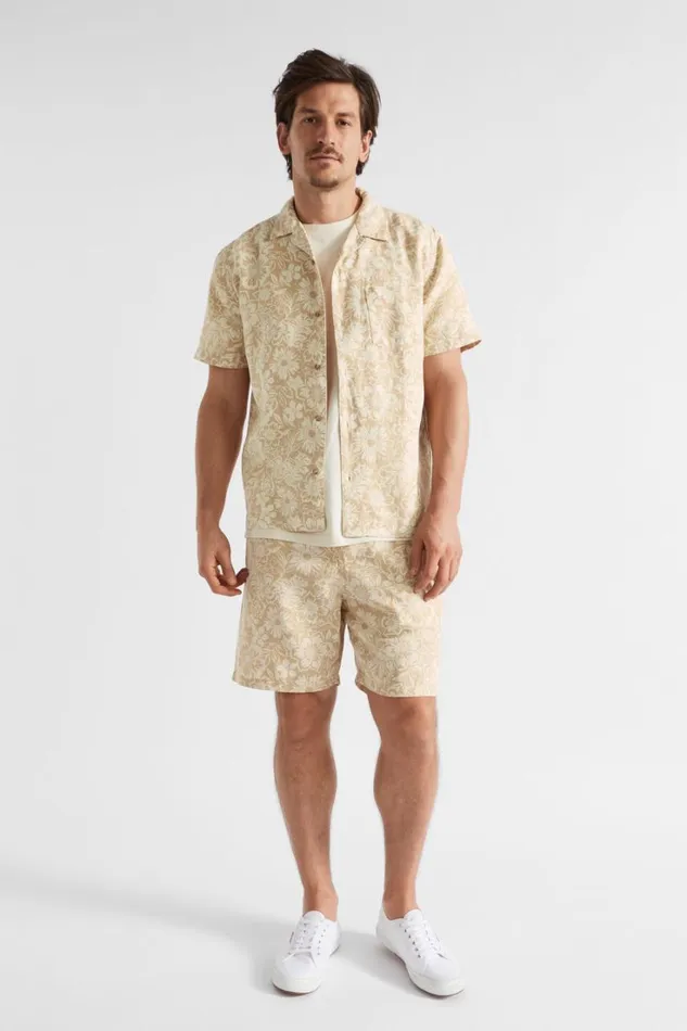 Shorts Man Seed Heritage Resort Short Sand Floral Shorts Man Seed Heritage Resort Short Sand Floral