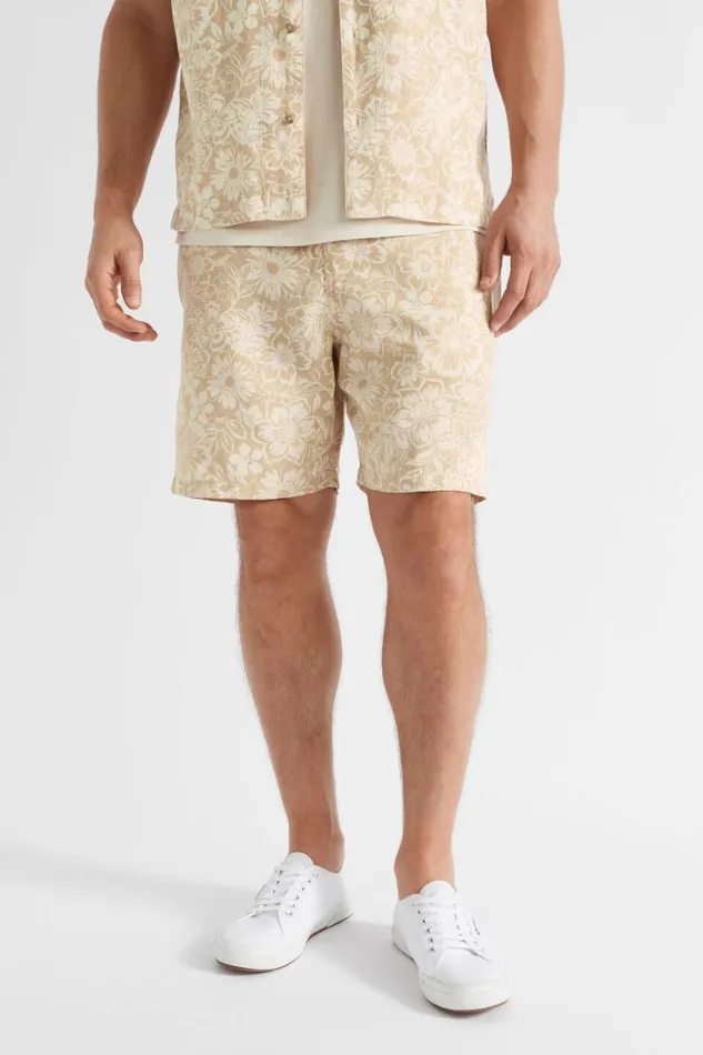 Shorts Man Seed Heritage Resort Short Sand Floral Shorts Man Seed Heritage Resort Short Sand Floral