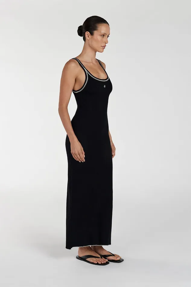 SIGNATURE CONTRAST SCOOP MIDI DRESS Women DISSH Midi Dresses