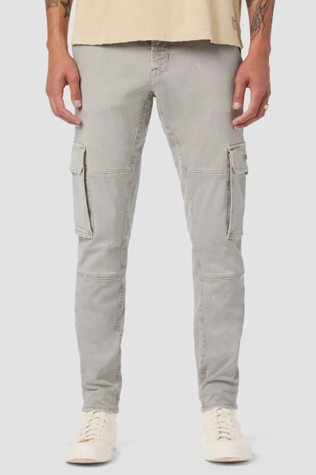 Skinny Men Hudson Jeans Skinny Cargo Dark Grey Cast