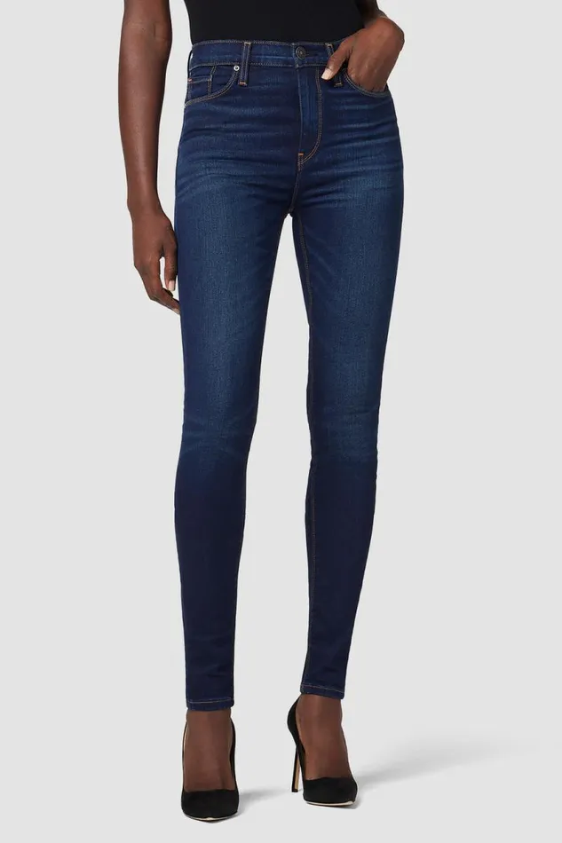 Skinny Women Hudson Jeans Barbara HighRise Super Skinny Jean Requiem