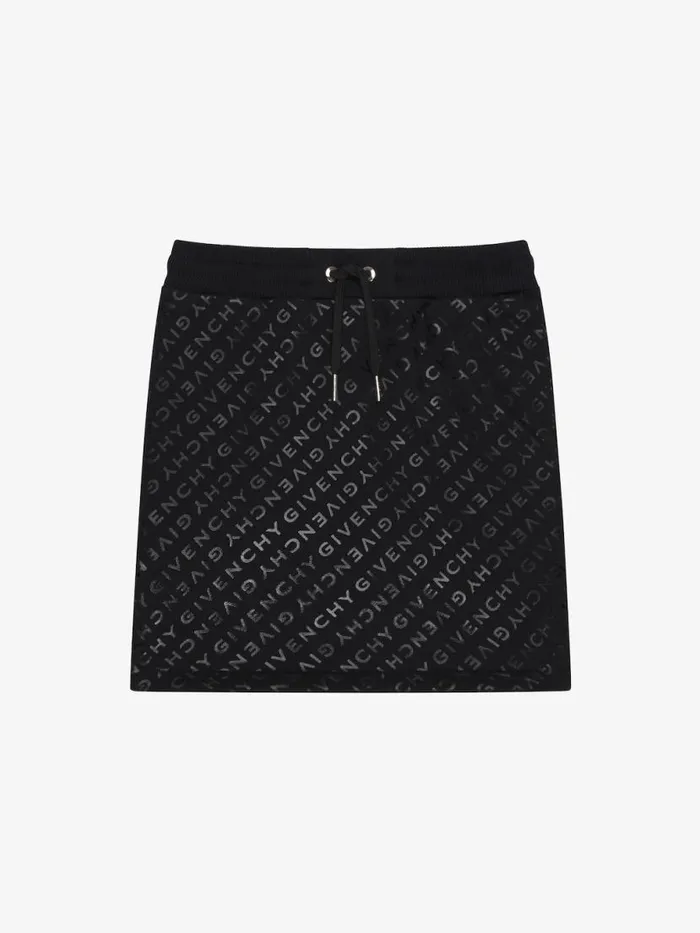 Skirt In Fleece Black Kids Givenchy