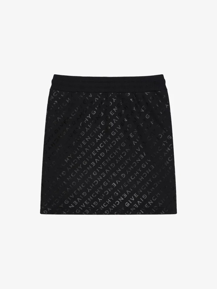 Skirt In Fleece Black Kids Givenchy