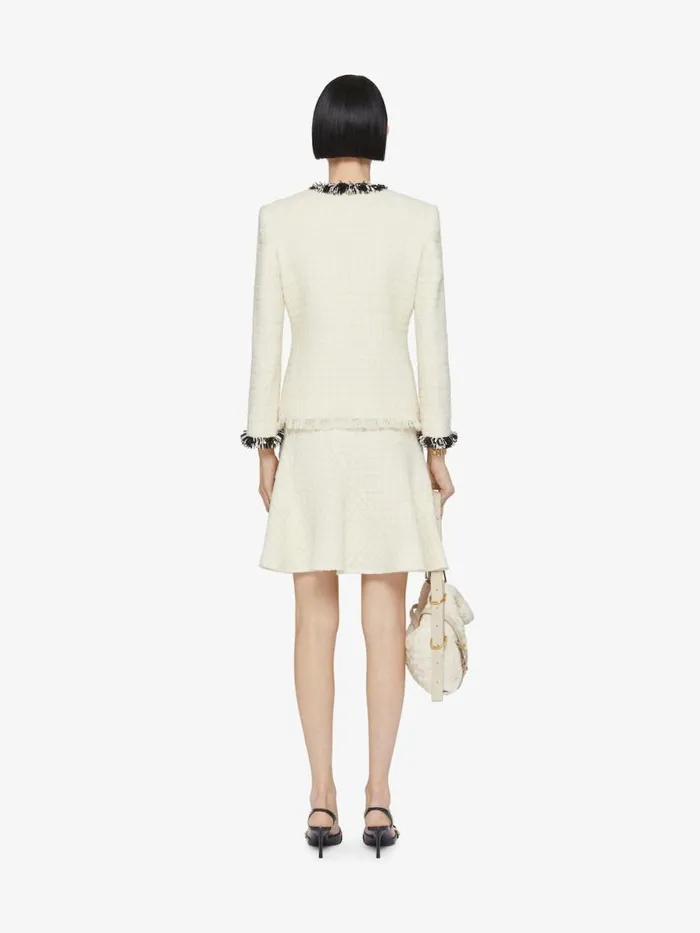 Skirt In Tweed Ecru Women Givenchy Skirts