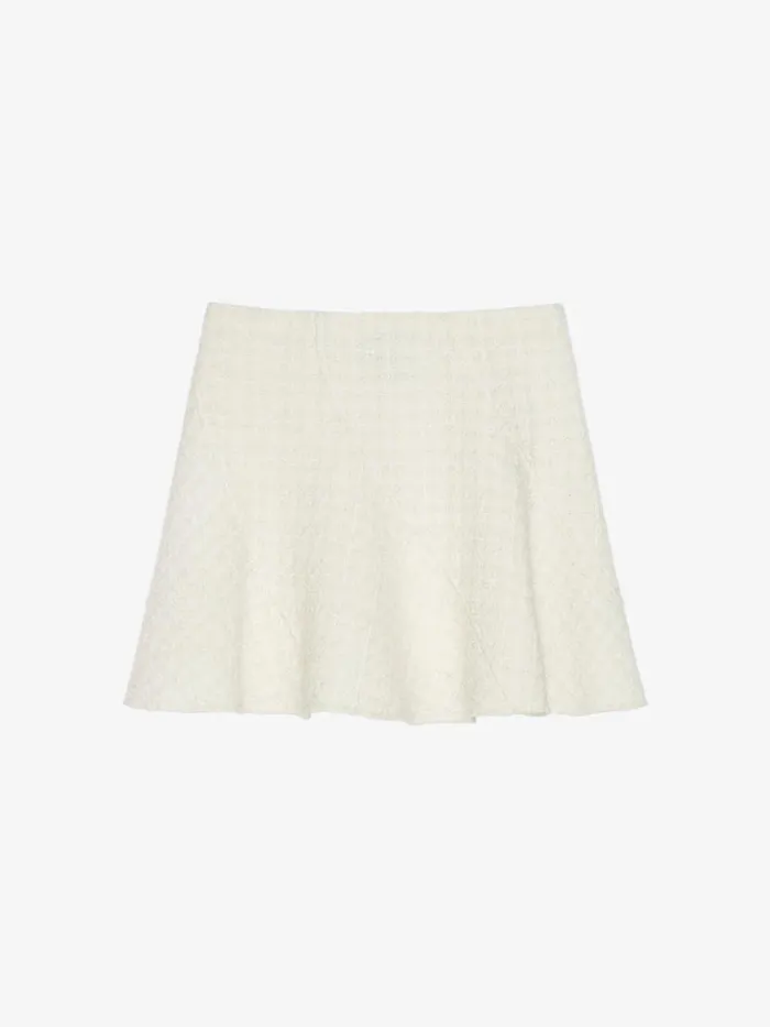 Skirt In Tweed Ecru Women Givenchy Skirts