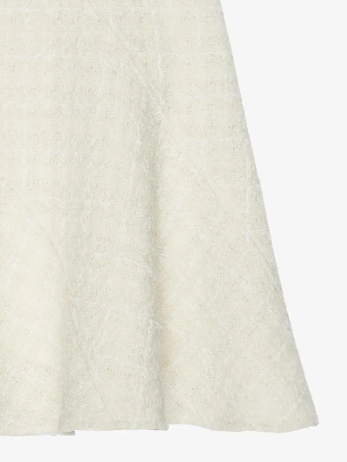 Skirt In Tweed Ecru Women Givenchy Skirts