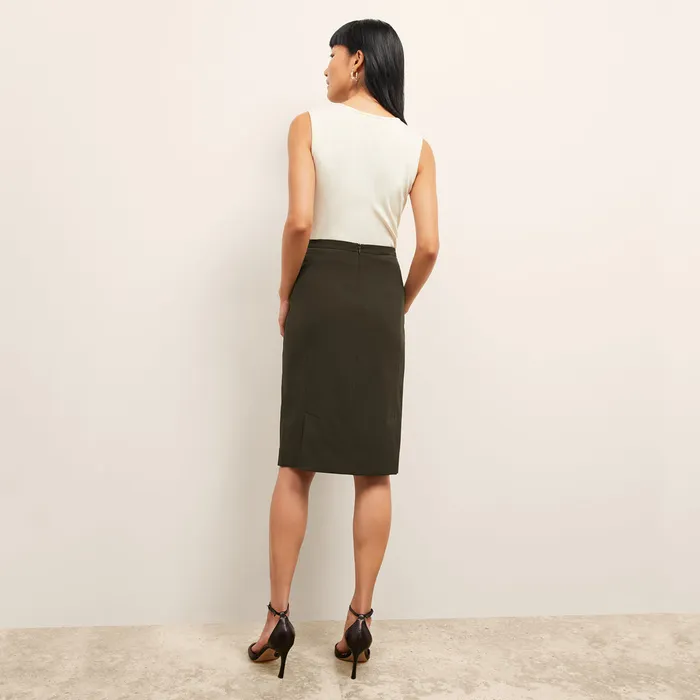 Skirts The Cobble Hill Skirt 8211 OrigamiTech Olive M M LaFleur Women