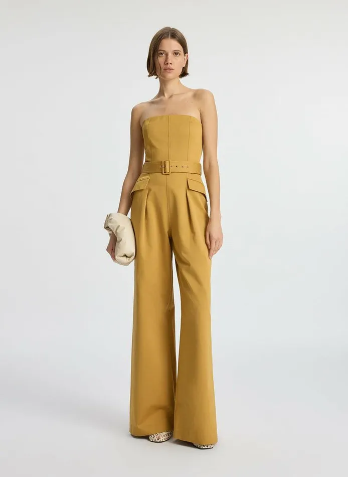 Skirts Women ALC Presley Strapless Cotton Jumpsuit Aged Bronze