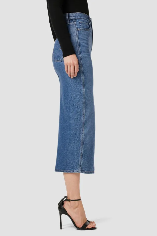 Skirts Women Hudson Jeans Reconstructed Skirt Coated Indigo Skirts Women Hudson Jeans Reconstructed Skirt Coated Indigo