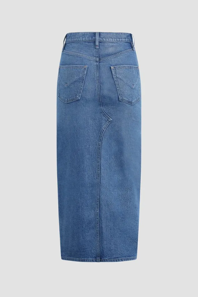 Skirts Women Hudson Jeans Reconstructed Skirt Coated Indigo Skirts Women Hudson Jeans Reconstructed Skirt Coated Indigo