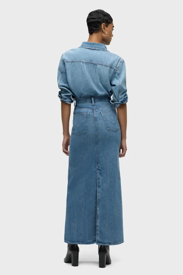 Skirts Women Hudson Jeans Reconstructed Skirt Maxi Sugarcoat Skirts Women Hudson Jeans Reconstructed Skirt Maxi Sugarcoat
