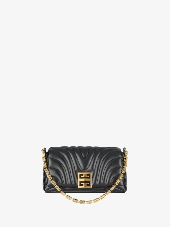 Small 4g Soft Bag In Quilted Leather With Chain Black Women Givenchy Crossbody Bags
