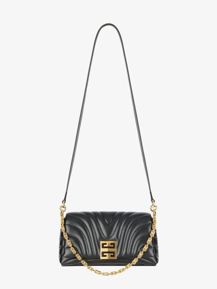 Small 4g Soft Bag In Quilted Leather With Chain Black Women Givenchy Crossbody Bags