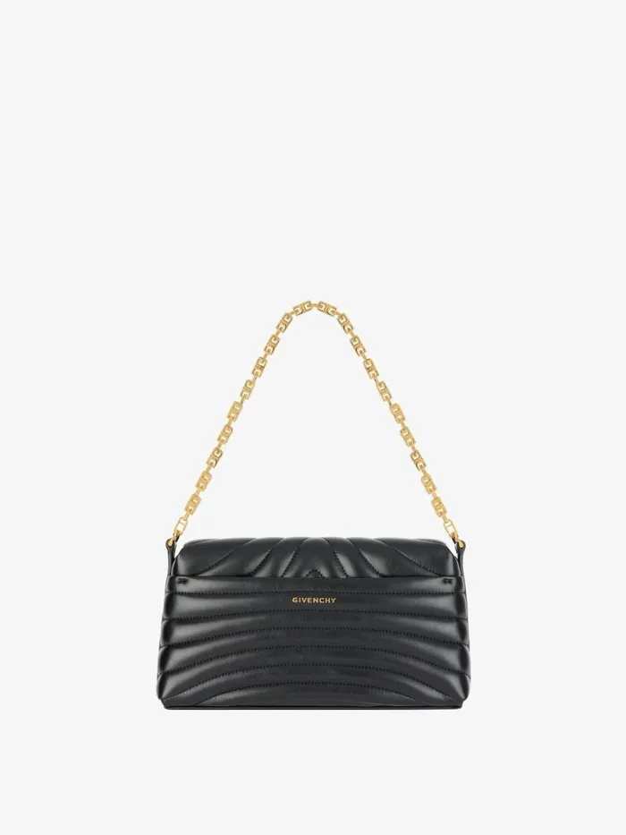 Small 4g Soft Bag In Quilted Leather With Chain Black Women Givenchy Crossbody Bags