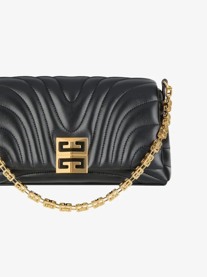 Small 4g Soft Bag In Quilted Leather With Chain Black Women Givenchy Crossbody Bags