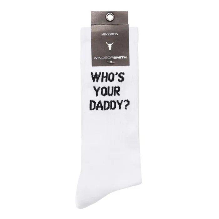 Socks Men Windsor Smith NOVELTY SOCK WHO039S YOUR DADDY