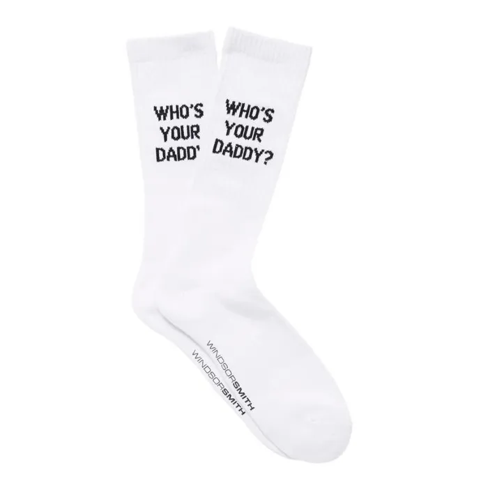 Socks Men Windsor Smith NOVELTY SOCK WHO039S YOUR DADDY Socks Men Windsor Smith NOVELTY SOCK WHO039S YOUR DADDY
