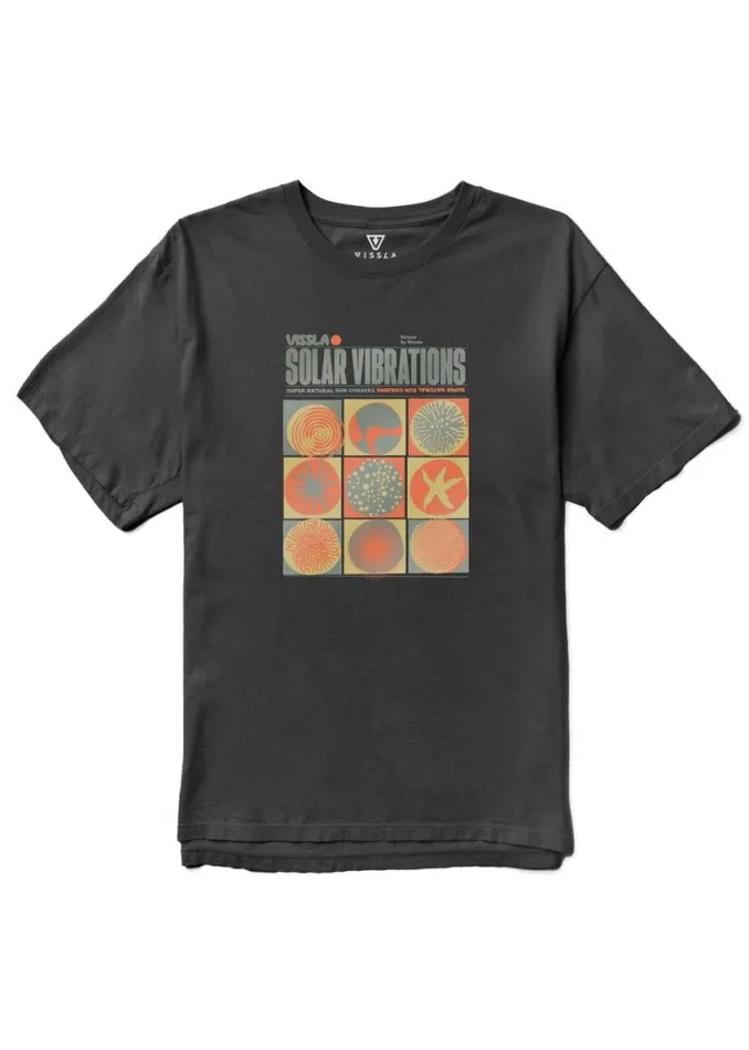 Solar Vibrations Organic Tee Phantom Men Vissla Tees