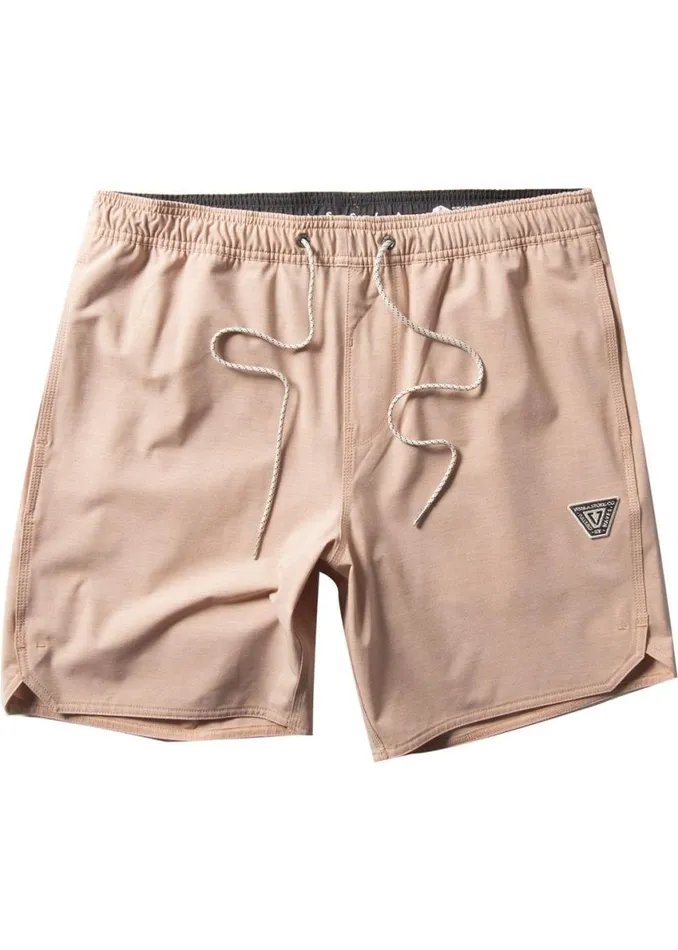 Solid Sets 175quot Ecolastic Dusty Orange Men Vissla Boardshorts