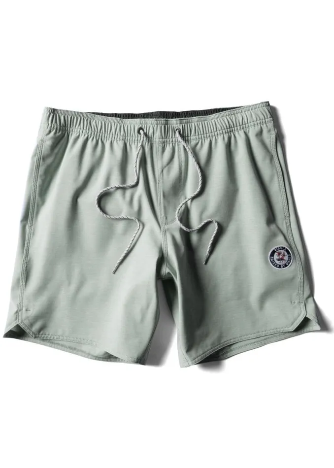 Solid Sets 175quot Ecolastic Light Sage Men Vissla Boardshorts