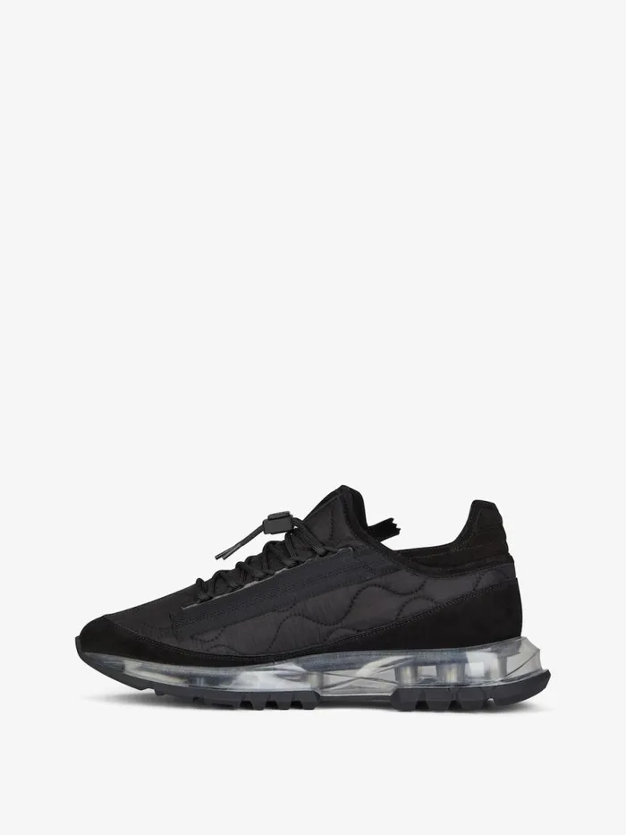 Spectre Sneakers In Quilted Fabric And Suede Blackgrey Men Givenchy Sneakers