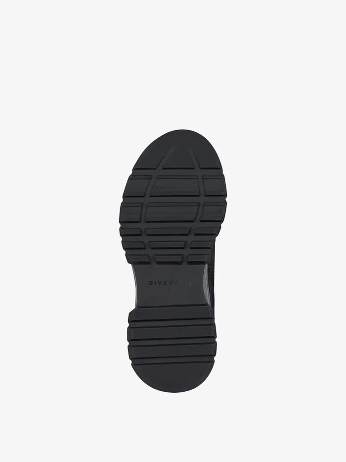 Spectre Sneakers In Quilted Fabric And Suede Blackgrey Men Givenchy Sneakers