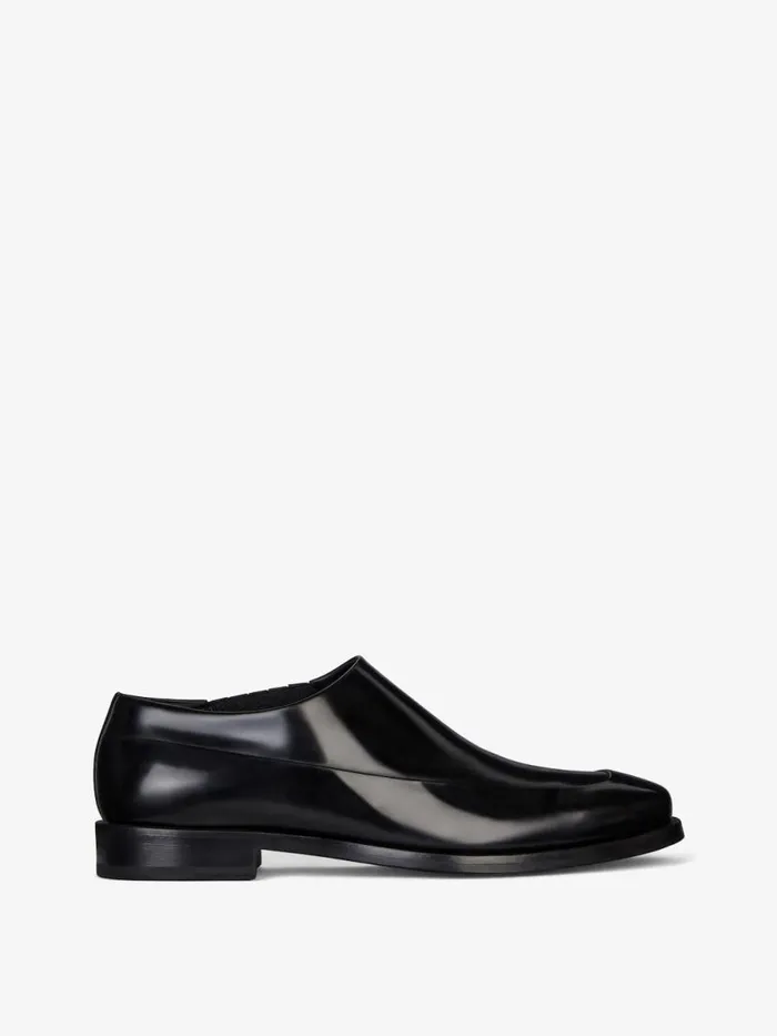 Squared Derbies In Leather Black Men Givenchy Boots and Loafers