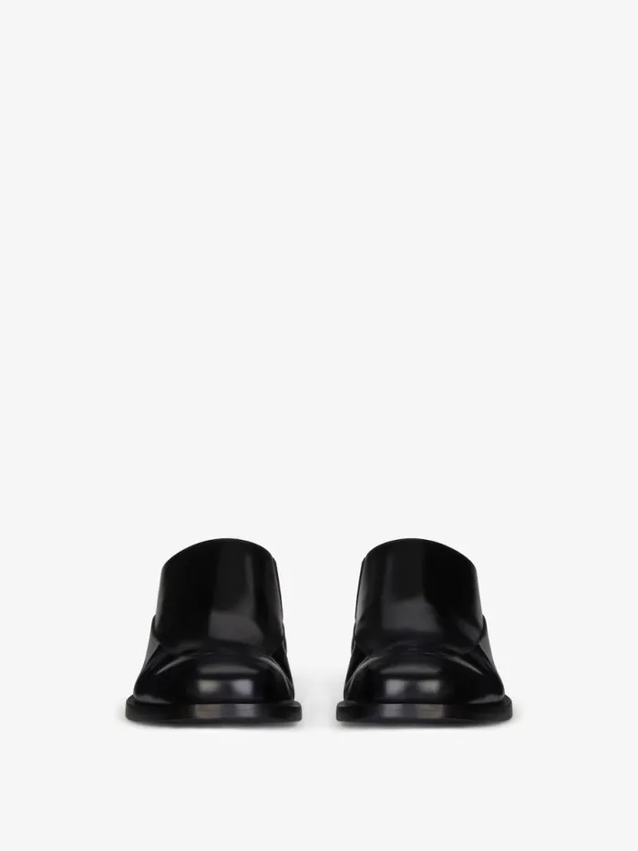 Squared Derbies In Leather Black Men Givenchy Boots and Loafers