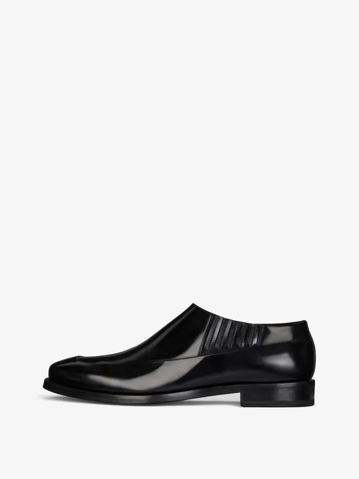 Squared Derbies In Leather Black Men Givenchy Boots and Loafers