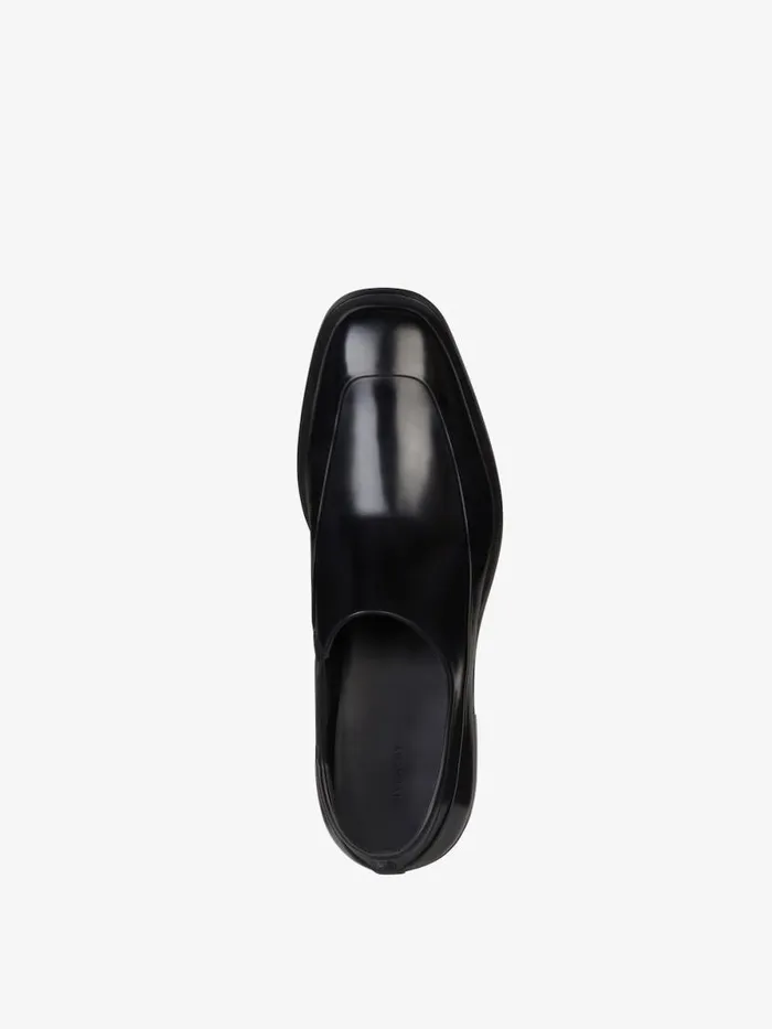 Squared Derbies In Leather Black Men Givenchy Boots and Loafers