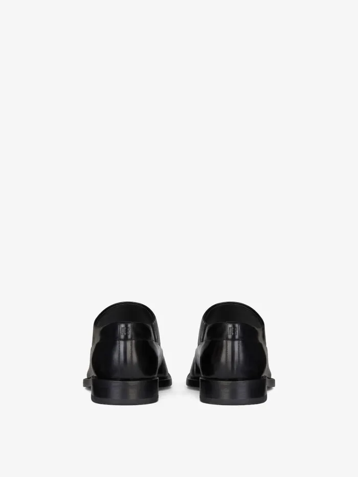 Squared Derbies In Leather Black Men Givenchy Boots and Loafers