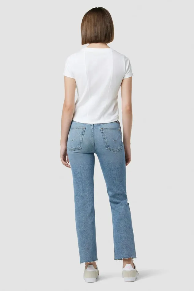 Straight Women Hudson Jeans Remi HighRise Straight Ankle Jean Destructed Obsession Straight Women Hudson Jeans Remi HighRise Straight Ankle Jean Destructed Obsession