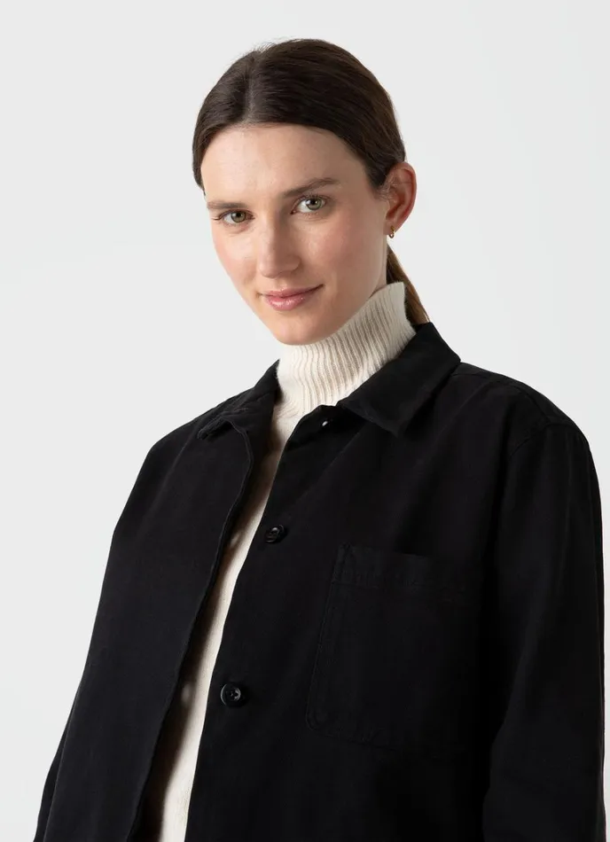 SUNSPEL Jackets and Coats Chore Jacket Black 8211 Women