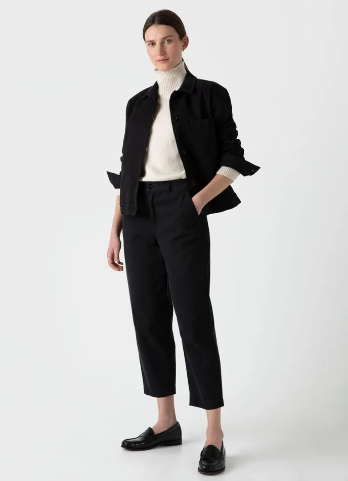 SUNSPEL Jackets and Coats Chore Jacket Black 8211 Women