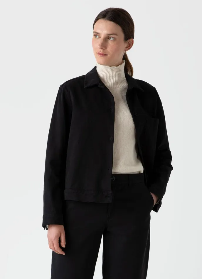 SUNSPEL Jackets and Coats Chore Jacket Black 8211 Women
