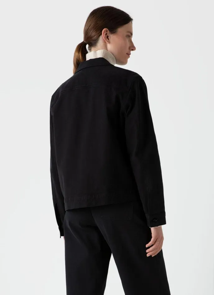 SUNSPEL Jackets and Coats Chore Jacket Black 8211 Women