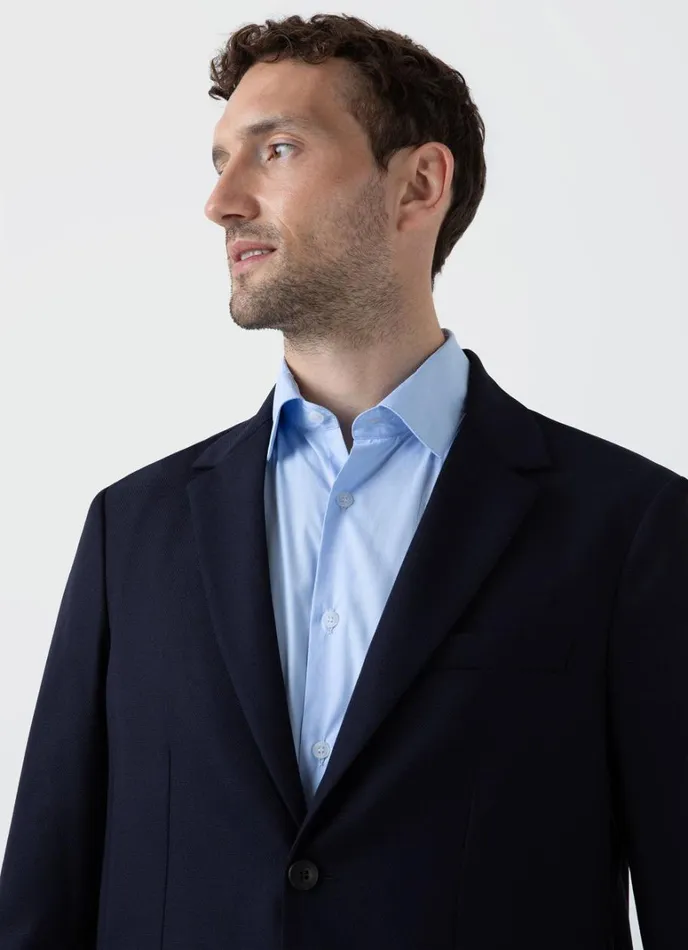 SUNSPEL Jackets and Coats Travel Wool Blazer Navy 8211 Men