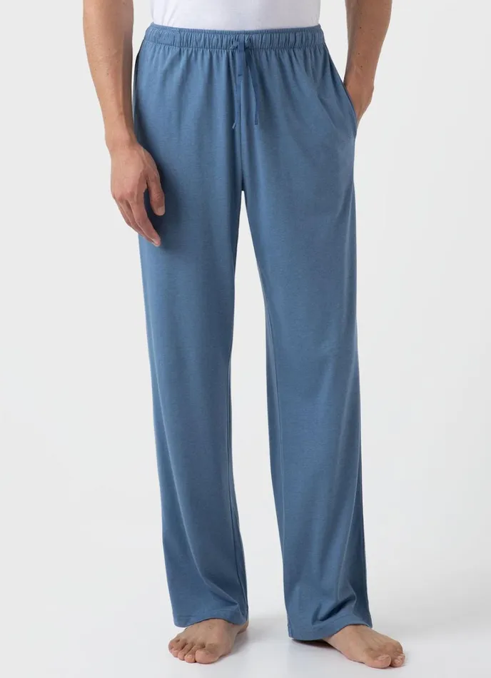 SUNSPEL Loungewear and Sleepwear Cotton Modal Lounge Pant Bluestone 8211 Men