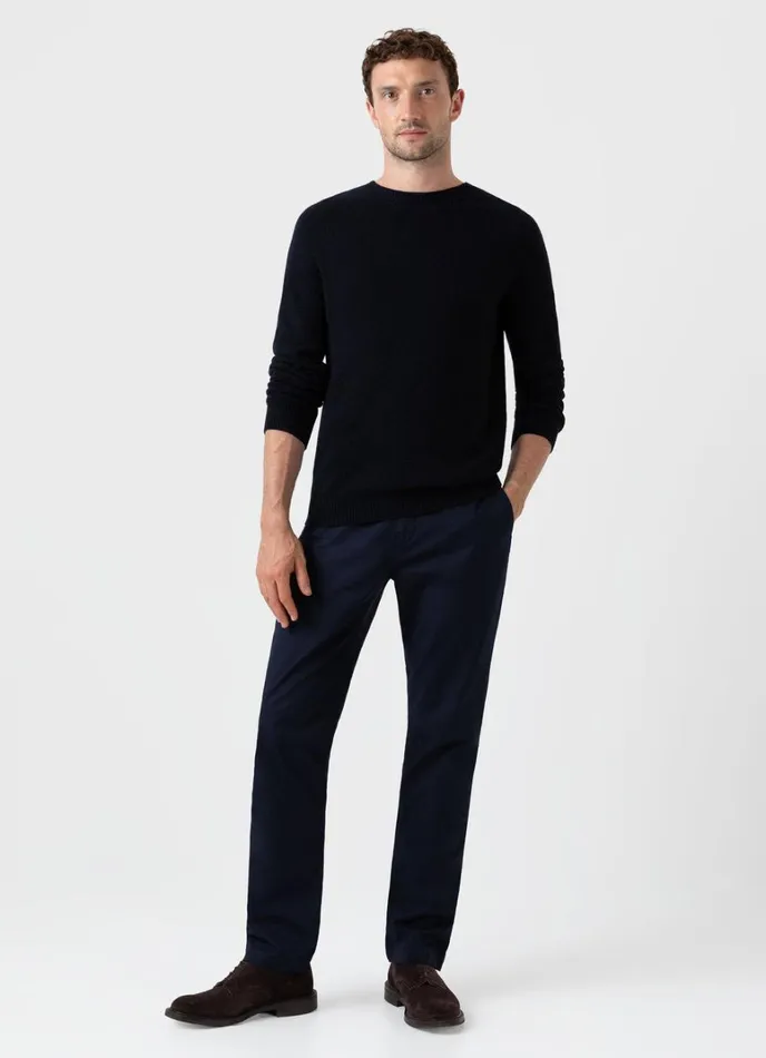 SUNSPEL Pants Slim Fit Chino Navy 8211 Men