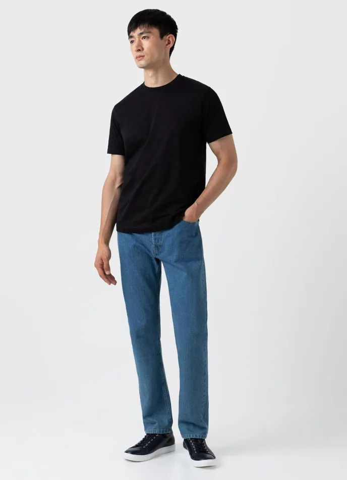 SUNSPEL Pants Slim Fit Jean Denim Mid Wash 8211 Men