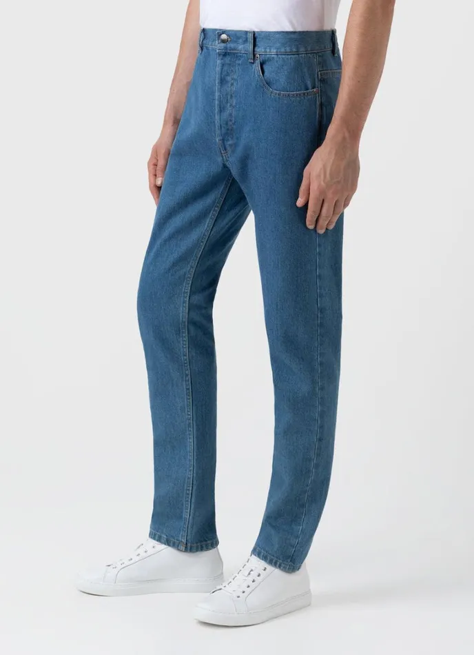 SUNSPEL Pants Slim Fit Jean Denim Mid Wash 8211 Men