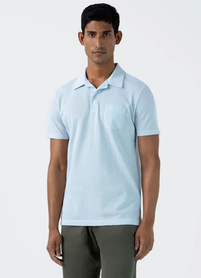 SUNSPEL Polo Shirts Riviera Polo Shirt Light Blue 8211 Men